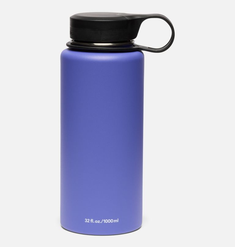 Double-Wall Outdoor Vacuum Bottle - 32 oz, Color: Purple Lotus Florstic Cosmos, image 2