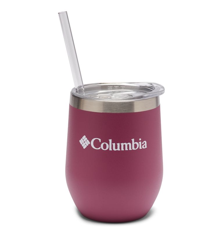 Thumbnail: 12 fl. oz. Double Wall Vacuum Tumbler Straw | 550 | O/S, Color: Wine Berry, image 1
