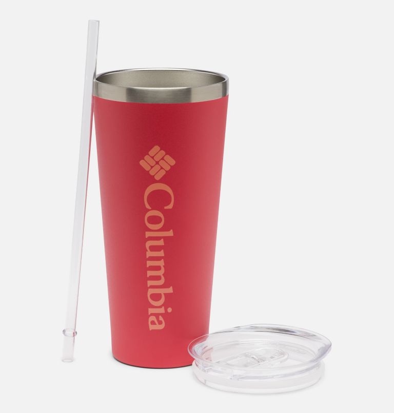 Thumbnail: 21 fl. oz. SS Double Wall Vacuum Tumbler | 676 | O/S, Color: Red Hibiscus, image 2