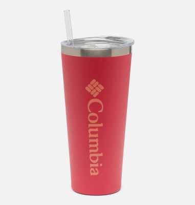 ColoVie Glass Tumbler with 3 IN 1 Lids and Glass Straws(Extra