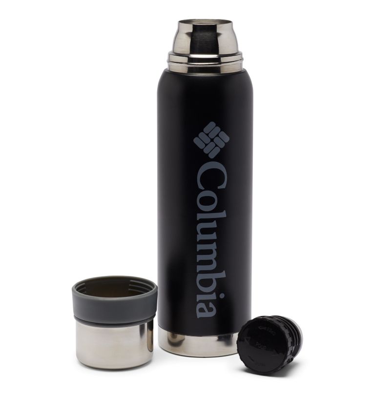1 L Stainless Vacuum Bottle Black | 010 | O/S, Color: Black