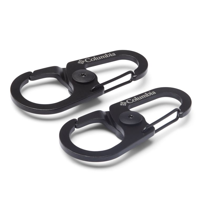 Dual-Clip Carabiner - 2 Pack, Color: Black, image 1