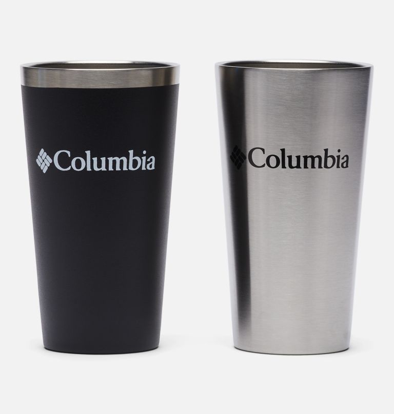 Double Wall Vacuum Pint Cup - 17 oz, 2 Pack | 011 | O/S, Color: Black, Stainless