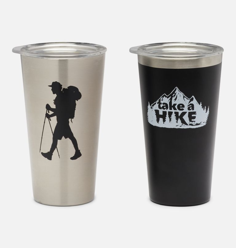 Double Wall Vaccum Pint w/Lid- 2pk | 003 | O/S, Color: Take A Hike