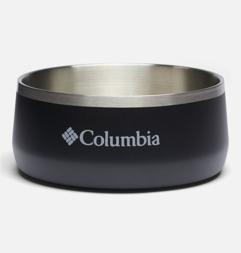 Stainless Steel Double Wall Dog Bowl - Large, Color: Black, image 1