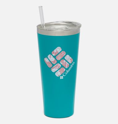 Columbia Double Wall Tumbler with Straw 21oz - O/S - Black