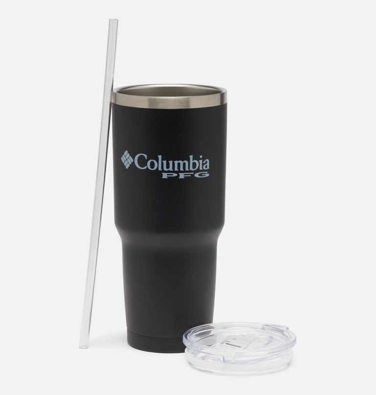 30 OZ SS VACUUM TUMBLER WITH STRAW | 010 | O/S, Color: Black, image 3