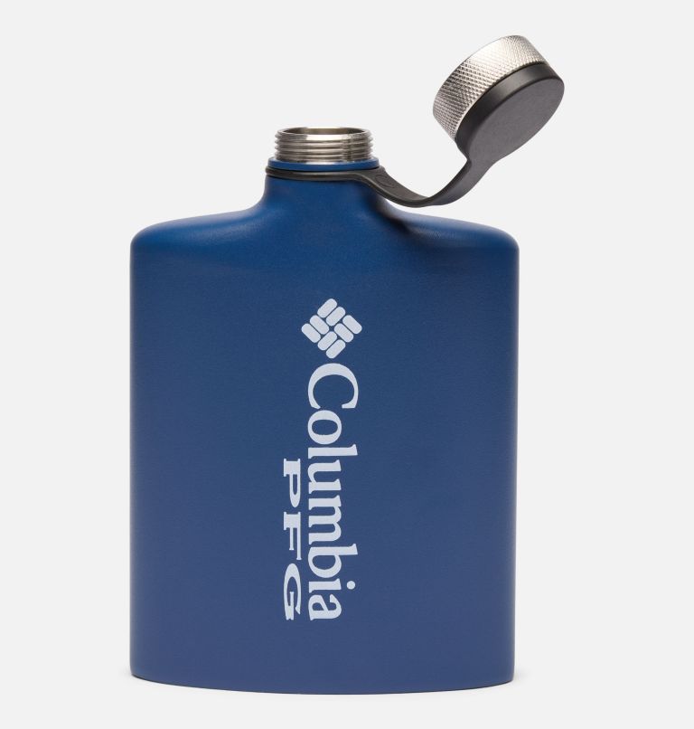 PFG Stainless Steel Flask - 8 oz, Color: Carbon Fish Flag, image 4