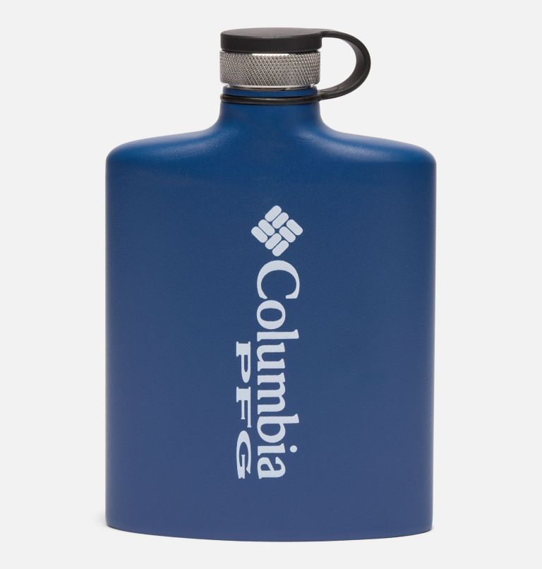 PFG Stainless Steel Flask - 8 oz, Color: Carbon Fish Flag, image 1
