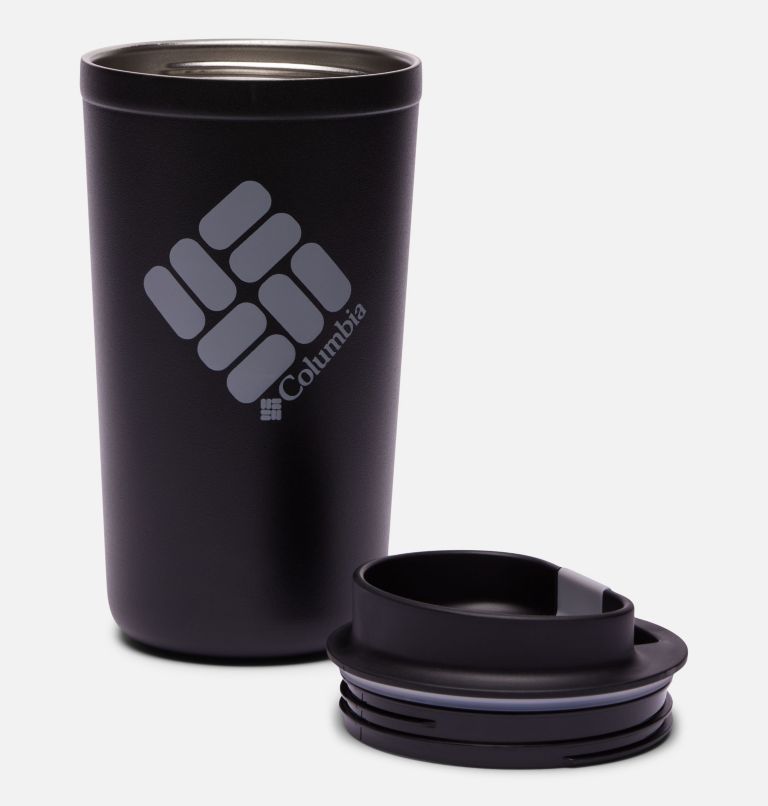 Stainless Steel Coffee Tumbler - 16 oz, Color: BLACK, image 2