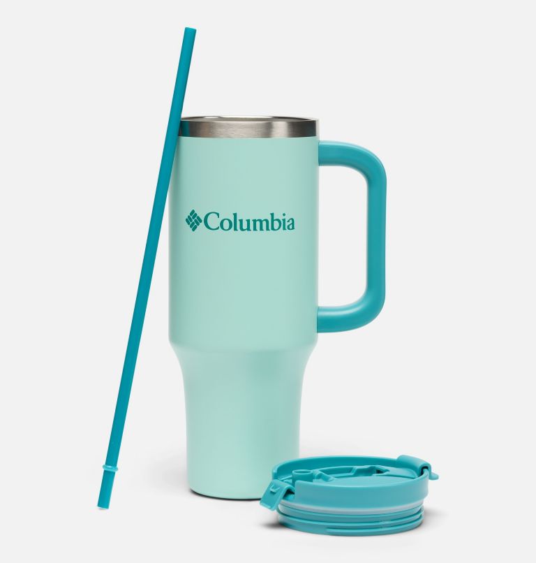 Stainless Steel Vacuum Tumbler with Handle - 40 oz, Color: Spray, image 2