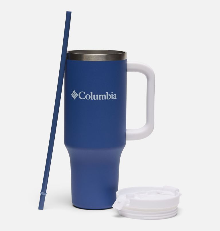 Stainless Steel Vacuum Tumbler with Handle - 40 oz, Color: Eve, image 2
