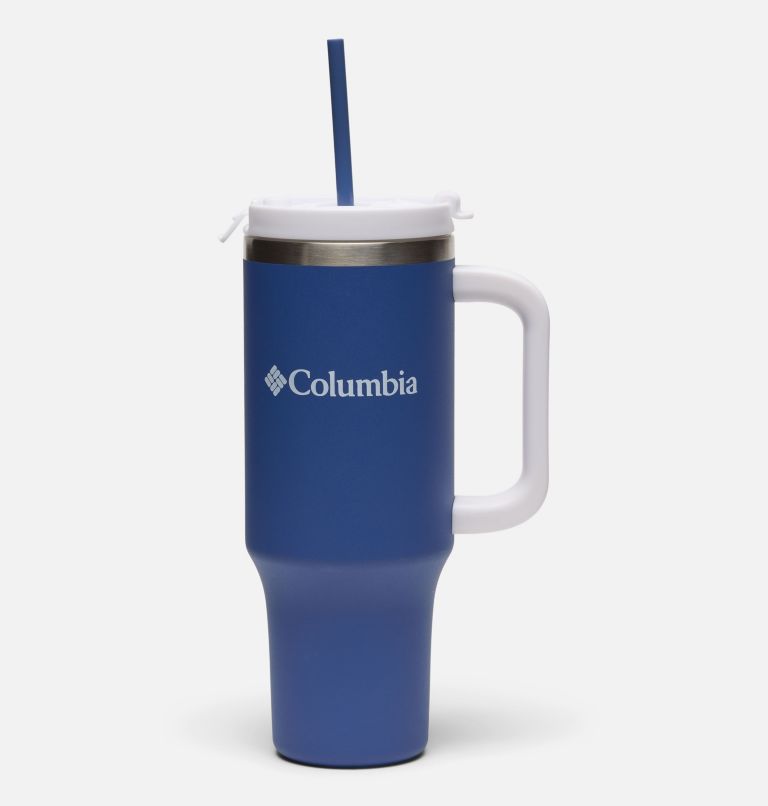 Stainless Steel Vacuum Tumbler with Handle - 40 oz, Color: Eve, image 1