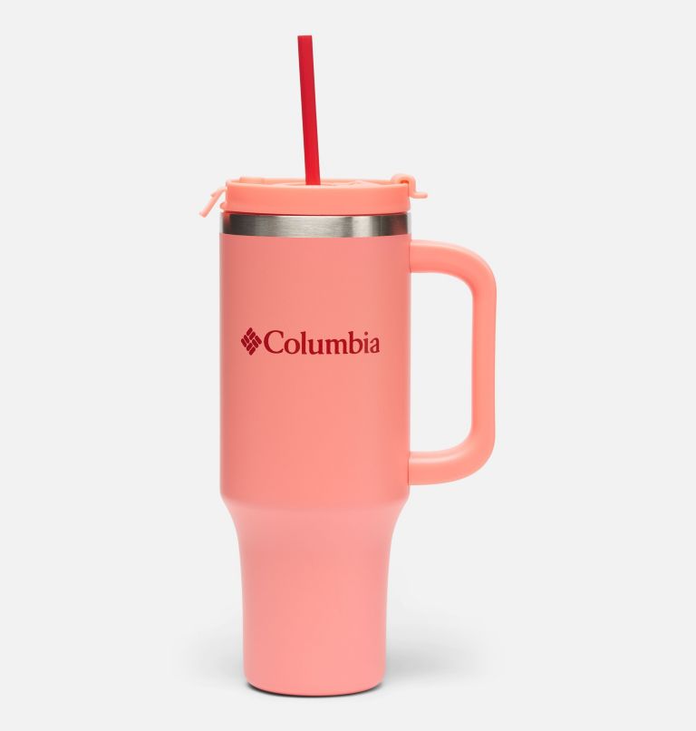 Stainless Steel Vacuum Tumbler with Handle - 40 oz, Color: Alpenglow, image 1