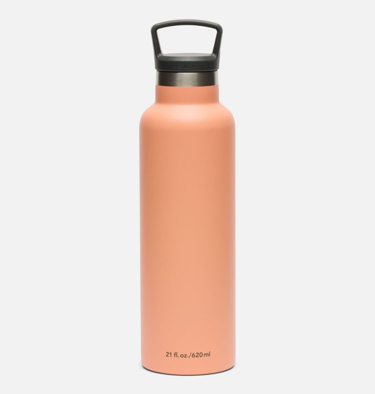 Stainless Steel Vacuum Bottle - 20 ounce, Color: Apricot Fizz / Canteen, image 2