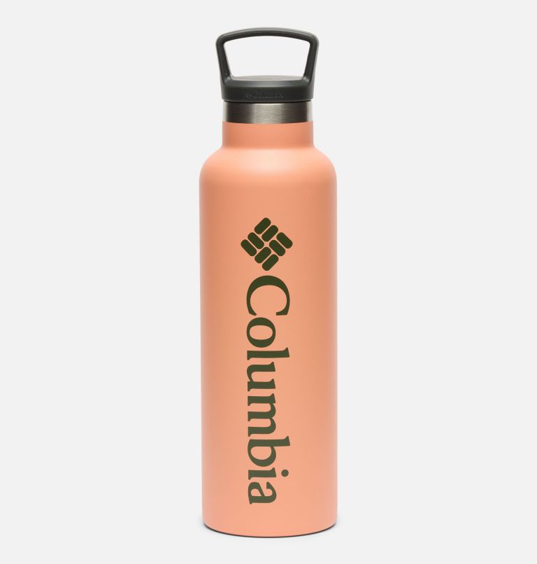 Stainless Steel Vacuum Bottle - 20 ounce, Color: Apricot Fizz / Canteen, image 1