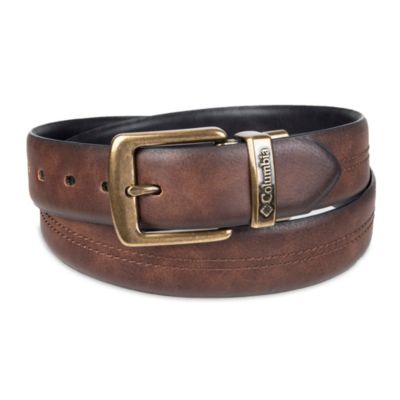 columbia men's casual leather belt