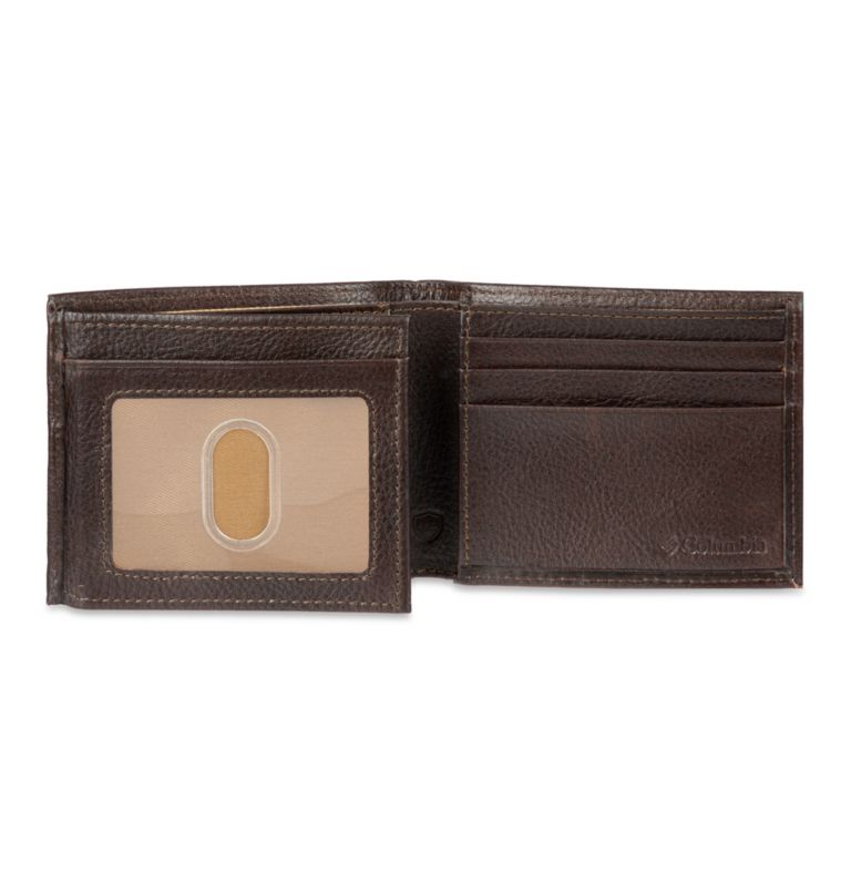 Men's Wallet RFID Pebbled Leather | 200 | O/S, Color: Brown, image 2