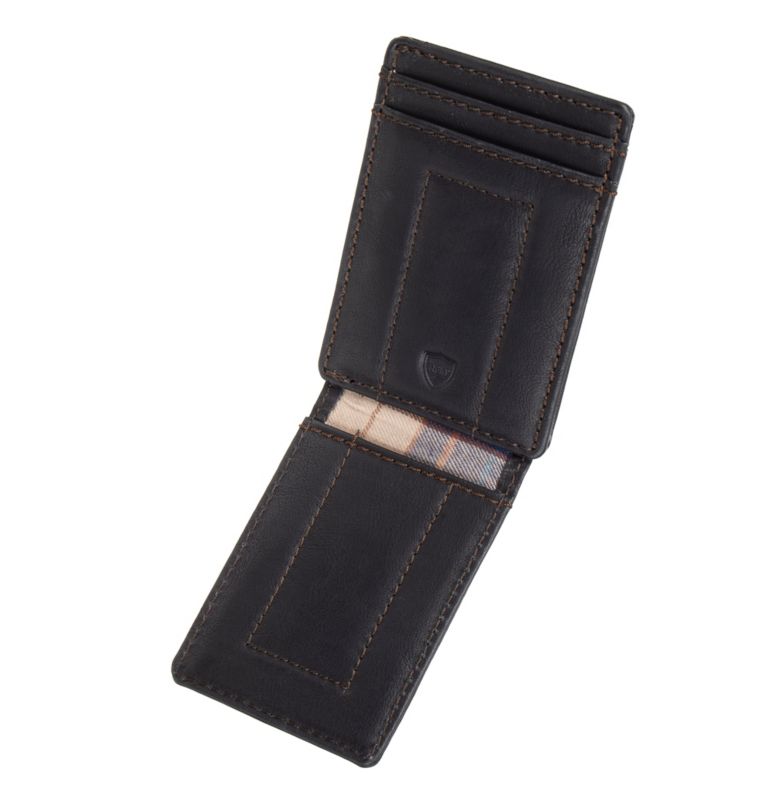 Men's RFID Magnetic Front Pocket Wallet, Color: Brown, image 3