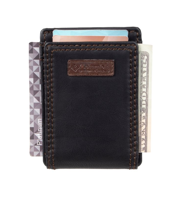 Men's RFID Magnetic Front Pocket Wallet, Color: Brown, image 4