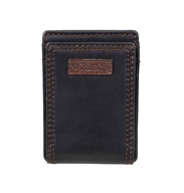 Men's RFID Magnetic Front Pocket Wallet, Color: Brown, image 1
