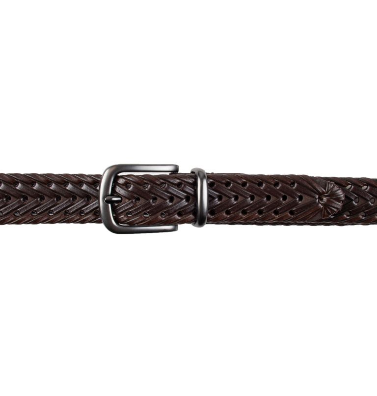 Thumbnail: Men's Cottonwood Canyon Leather Belt, Color: Brown, image 3