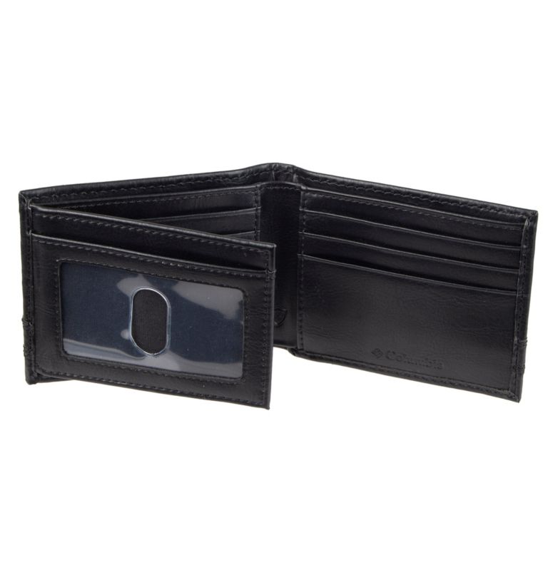 Thumbnail: Men's RFID Wilkes Traveler Wallet, Color: Black, image 3