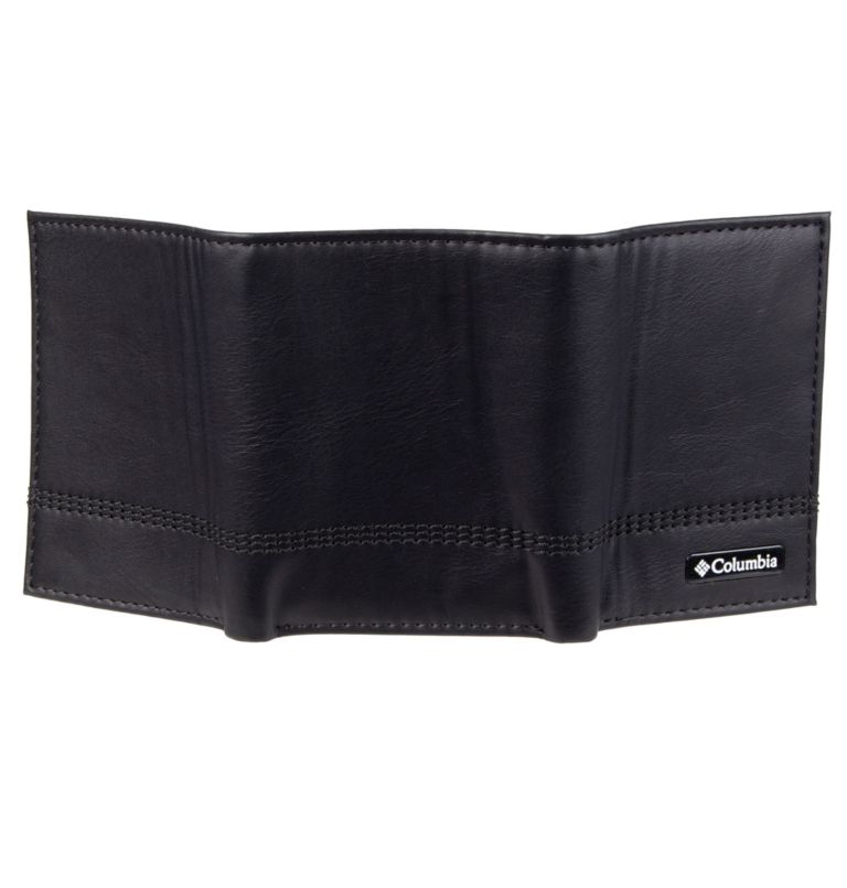 Thumbnail: Men's RFID Mcdowell Trifold Wallet, Color: Black, image 2
