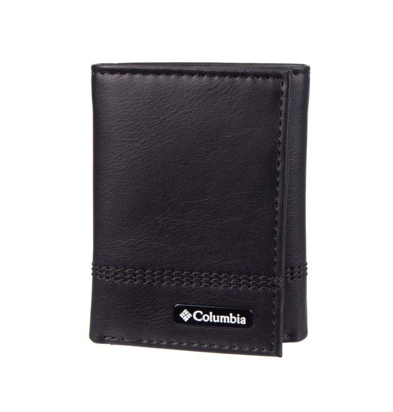 Thumbnail: Men's RFID Mcdowell Trifold Wallet, Color: Black, image 1