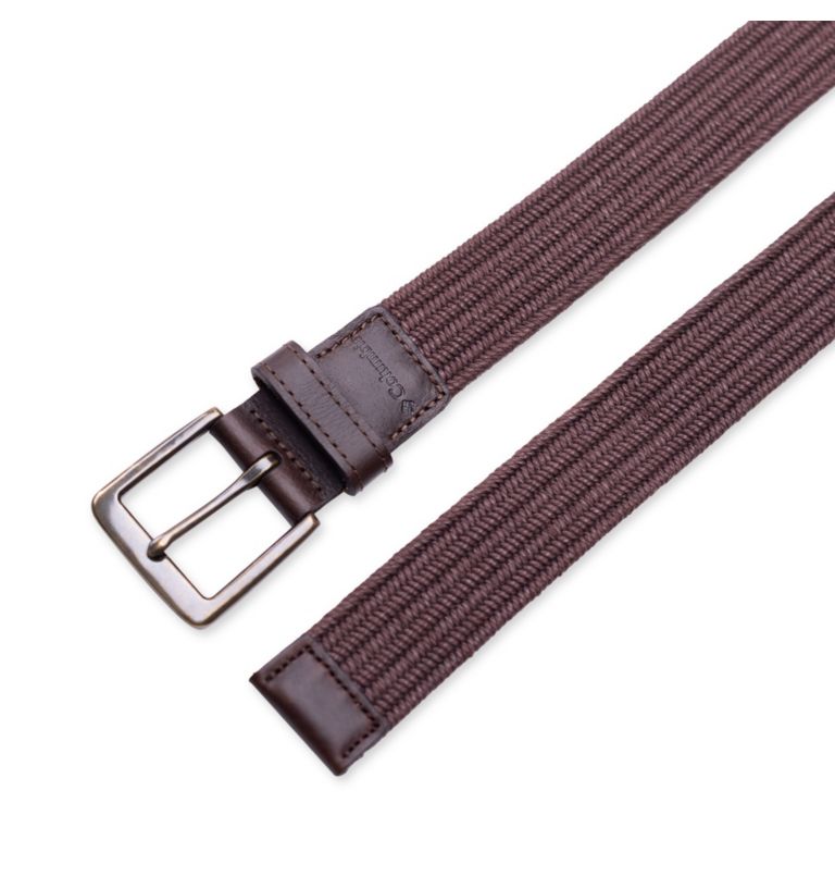 Men's 36mm-Wide Braided Belt, Color: Brown, image 5