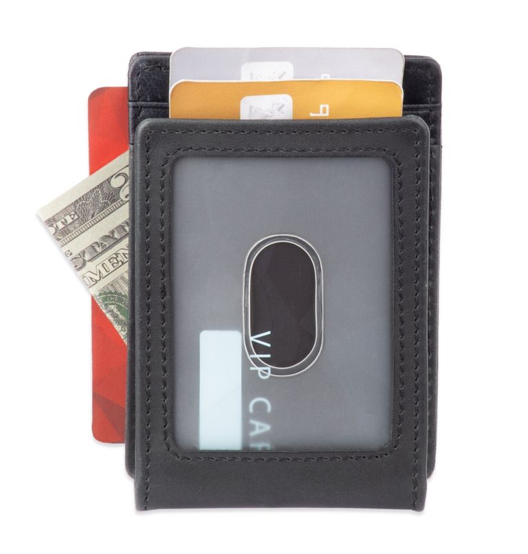 Men’s Zion Park Front Pocket Wallet, Color: Black, image 3