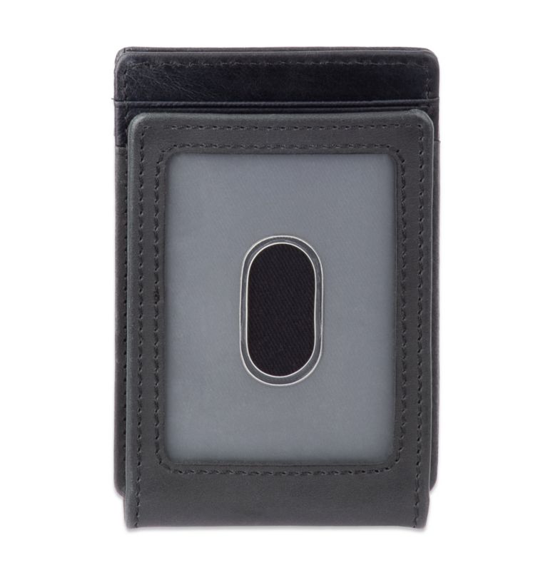 Men’s Zion Park Front Pocket Wallet, Color: Black, image 2
