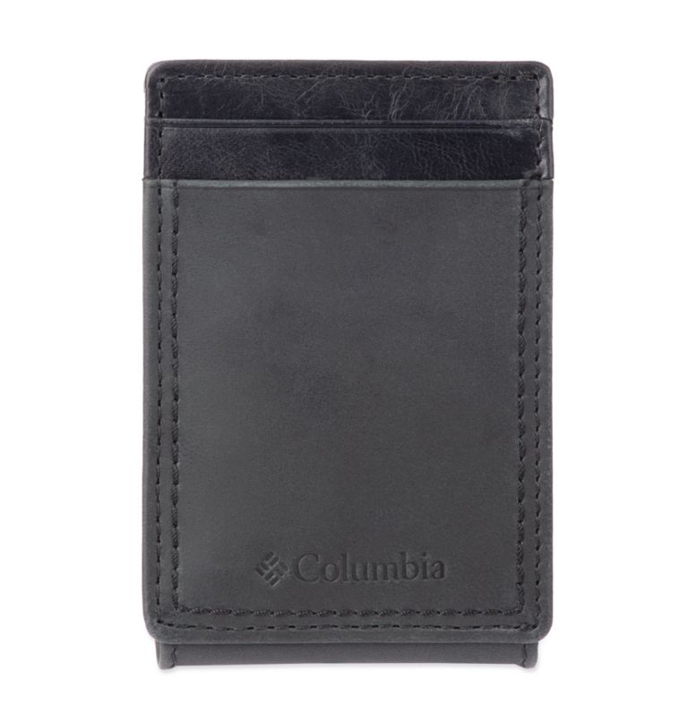 Men’s Zion Park Front Pocket Wallet, Color: Black, image 1
