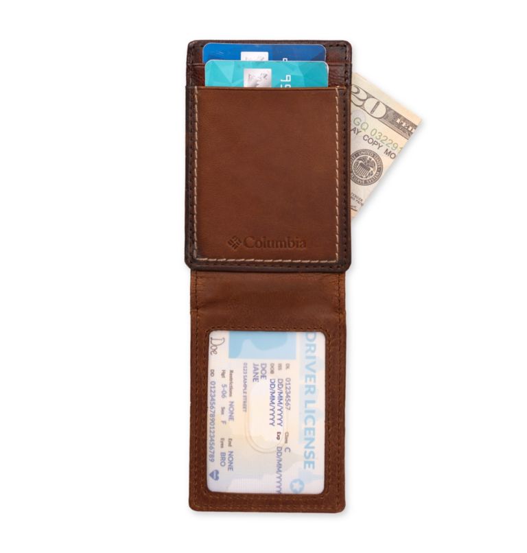 Men’s Zion Park Front Pocket Wallet, Color: Brown, image 7