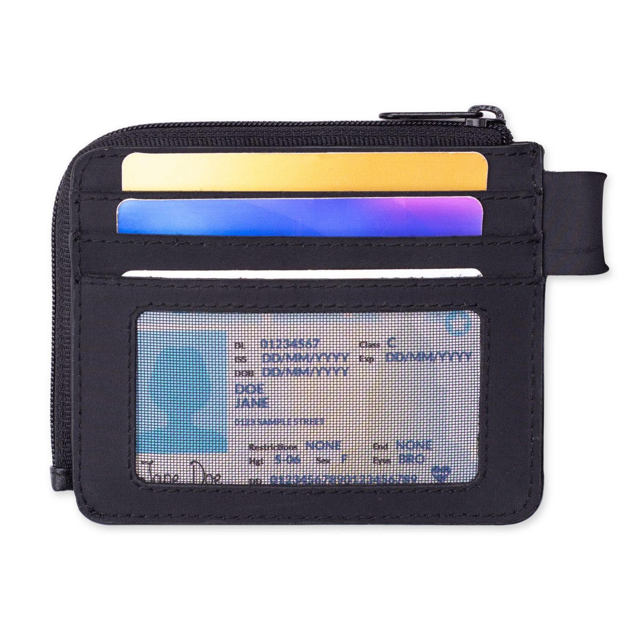 Half-Zip Wallet with Keychain 3