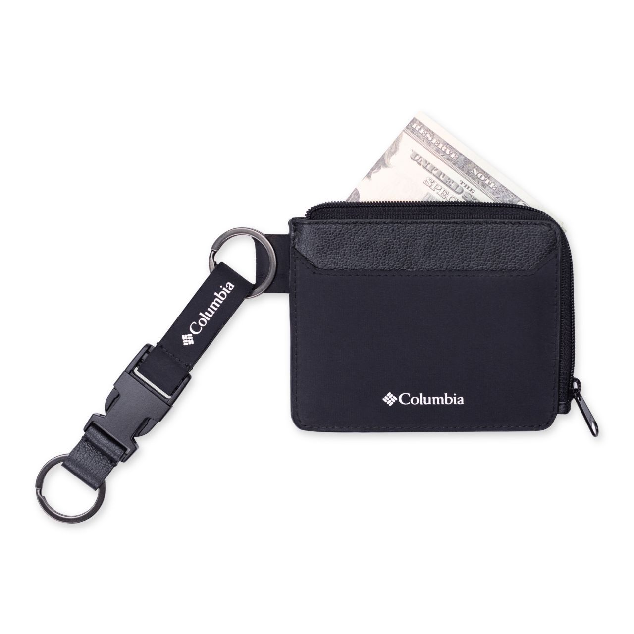 Half-Zip Wallet with Keychain 4