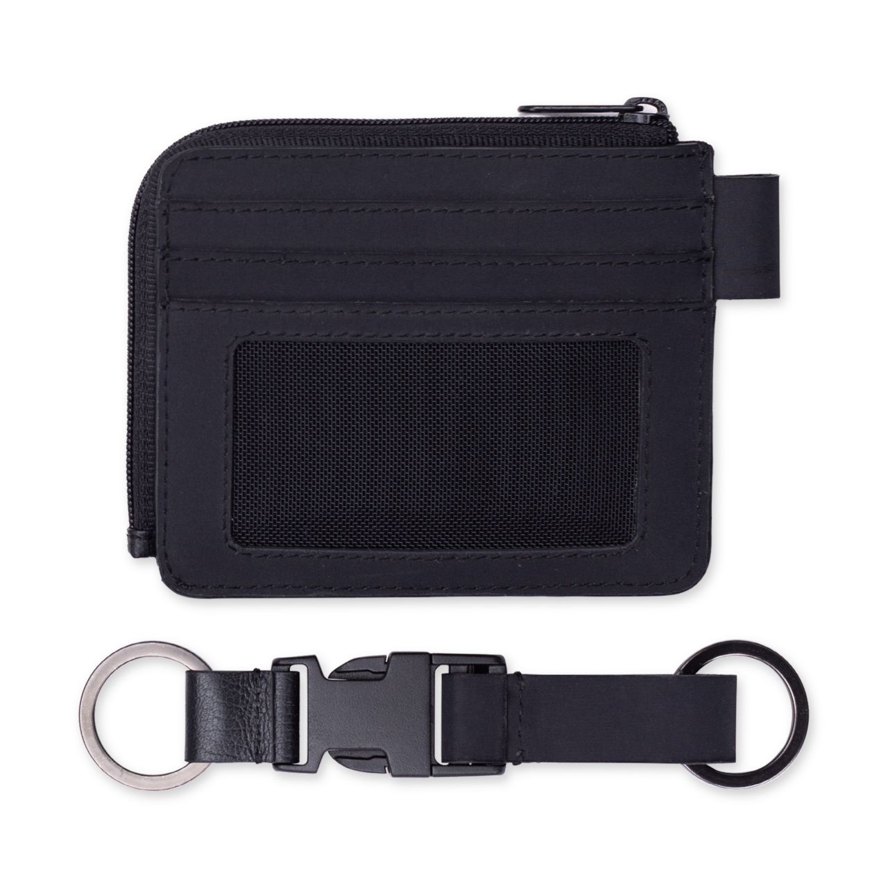 Half-Zip Wallet with Keychain 2