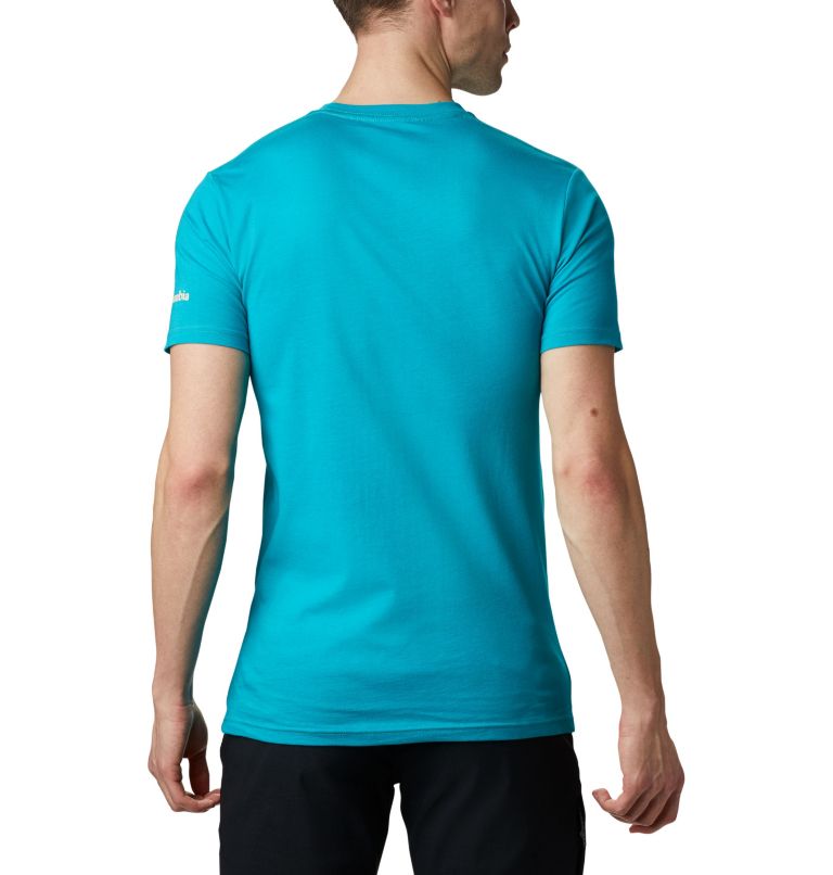 Men's Pegasus Cotton T-Shirt, Color: Emerald Sea, image 2