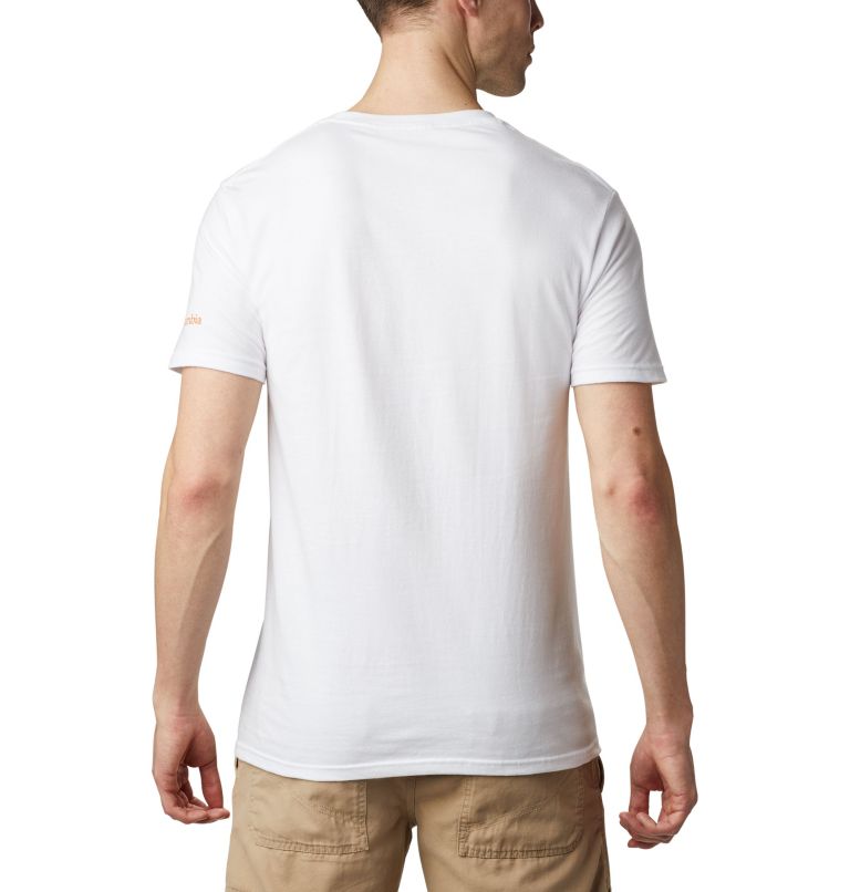 Men's Tungsten Cotton T-Shirt, Color: White, image 2
