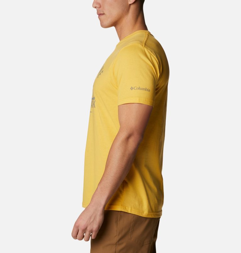 Thumbnail: Men's Pack Yellowstone T-Shirt, Color: Golden Nugget, image 3