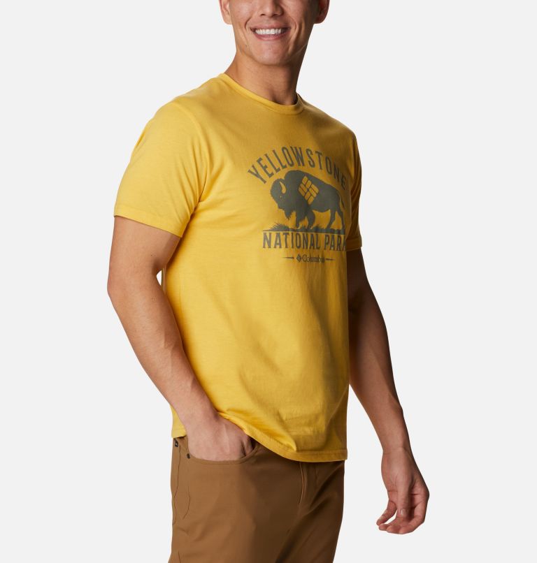 Men's Pack Yellowstone T-Shirt, Color: Golden Nugget, image 5
