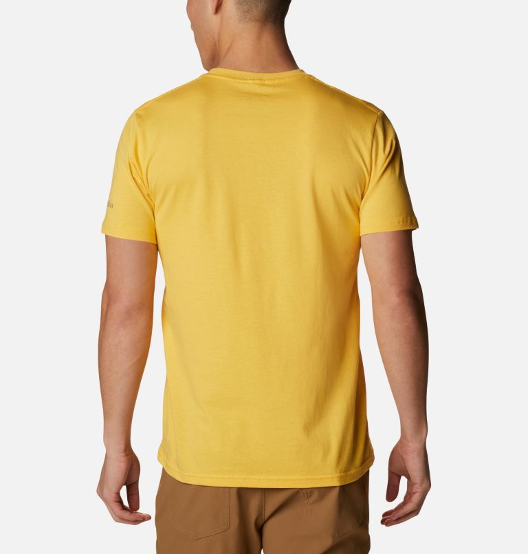 Thumbnail: Men's Pack Yellowstone T-Shirt, Color: Golden Nugget, image 2
