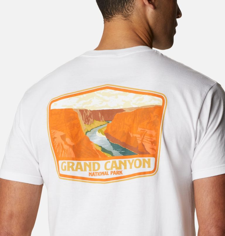 Thumbnail: Men's  Grand Canyon II T-Shirt, Color: White, image 5