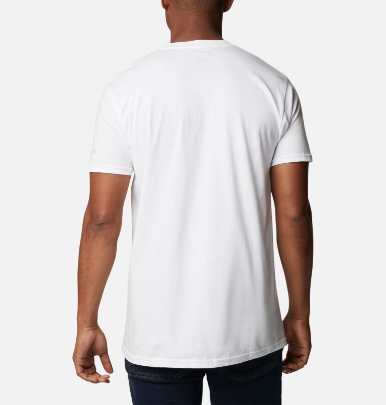 Thumbnail: Men's Happy Graphic T-Shirt, Color: White, image 2