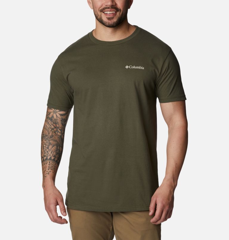 Men's Bound Graphic T-Shirt, Color: Surplus Green, image 2