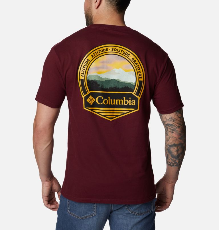 Men's New Heights Graphic T-Shirt, Color: Rich Wine, image 1