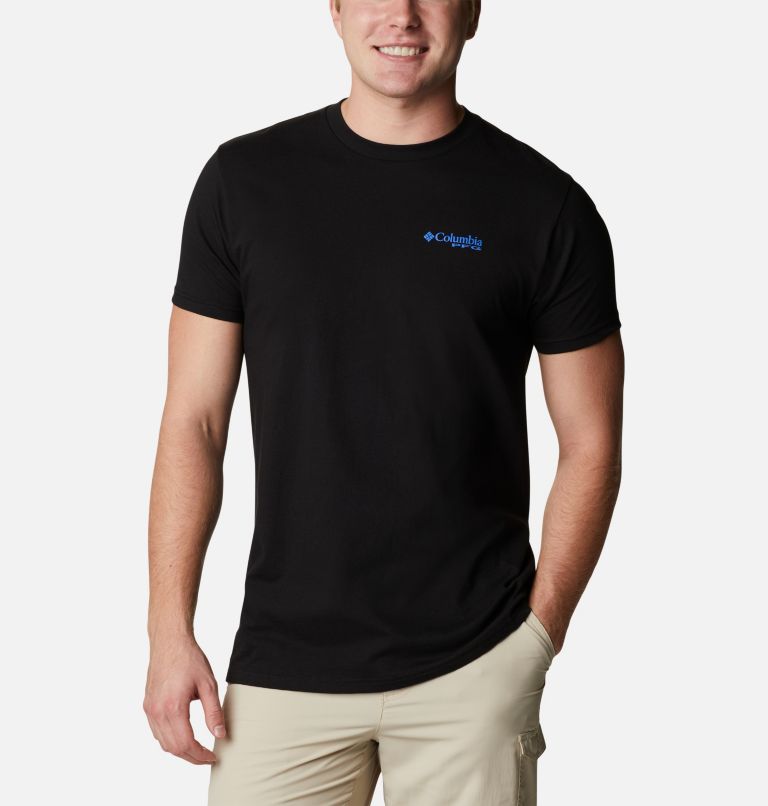 Thumbnail: Men's PFG Hooked Graphic T-Shirt, Color: Black, image 2