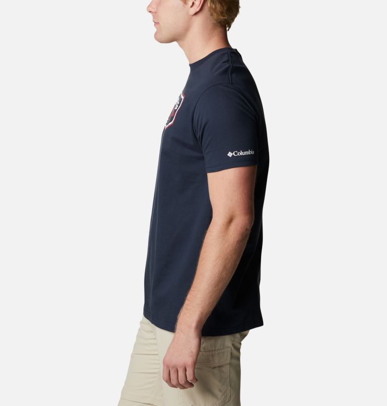 Thumbnail: Men's PFG Crisp Graphic T-Shirt, Color: Columbia Navy, image 3