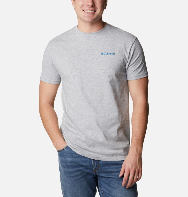 Men's Ratoon Graphic T-Shirt, Color: Grey Heather, image 2