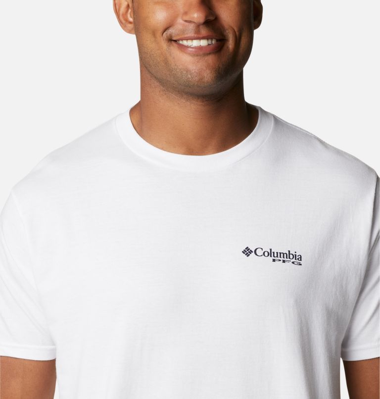 Men's PFG Mabel Graphic T-Shirt, Color: White, image 4